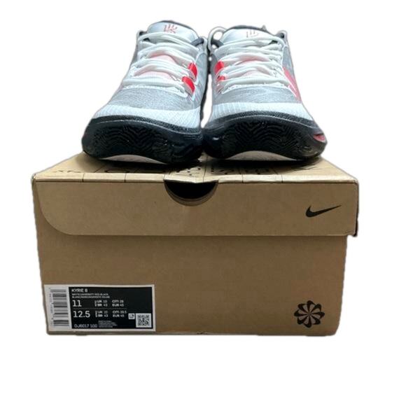 Nike Men\'s Kyrie 8 Basketball White University Red/Black Size 7.5 NEW NIB main image 7